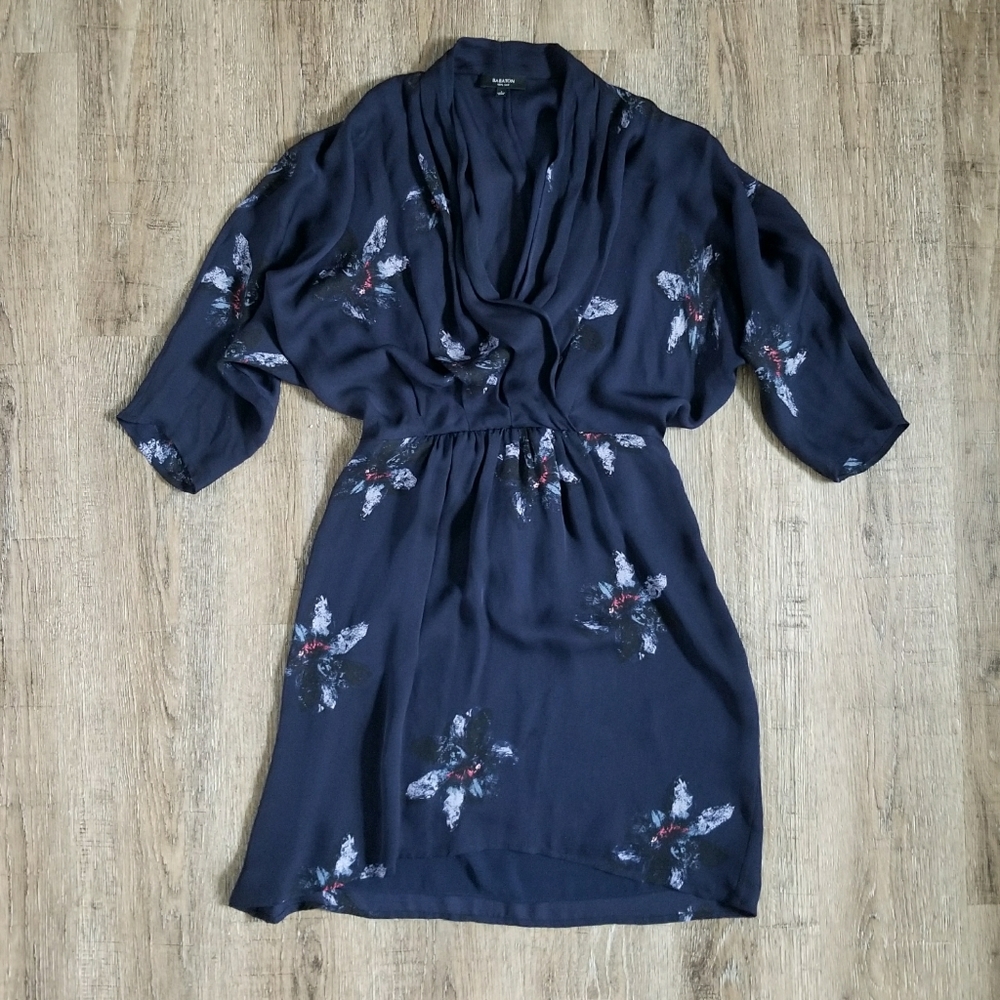 Aritzia Babaton Silk Floral Cuthbert Dress